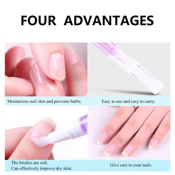 15Pcs Cuticle Oil Pen for Nail Care Products Kit Hangnail Treatment for Damaged - Picture 3 of 9